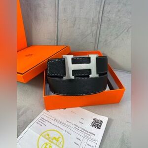 Hermes 38 mm Reversible Leather.TOGO Calfskin